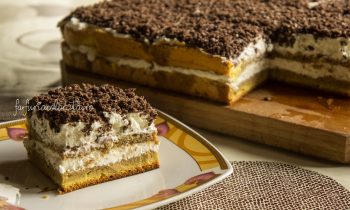 prăjitură cu ness, frișcă și napolitane